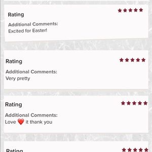 5 star ratings ⭐️⭐️⭐️⭐️⭐️